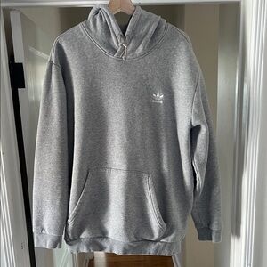 Adidas Men's Heather Gray Hoodie